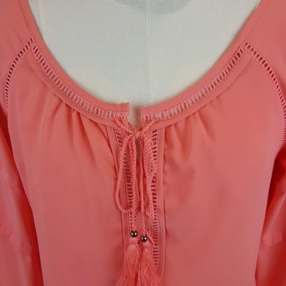 Coral Peach Blouse